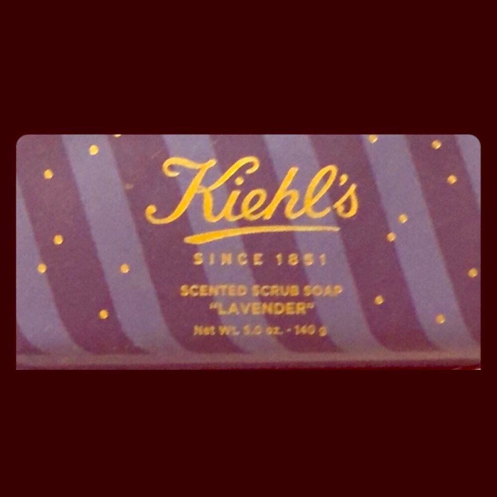 5 x kiehls scrub soap scent is lavender